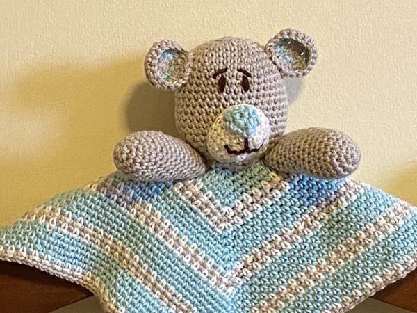 Teddy Bear Lovey Upright