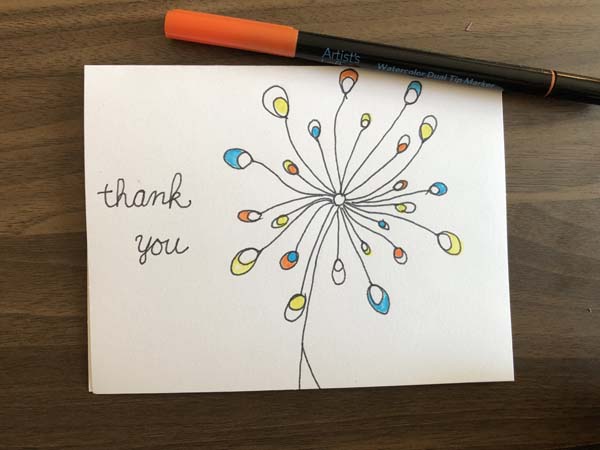 Thank you card 1 step 16