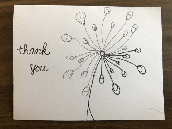 Thank you card 1 step 9