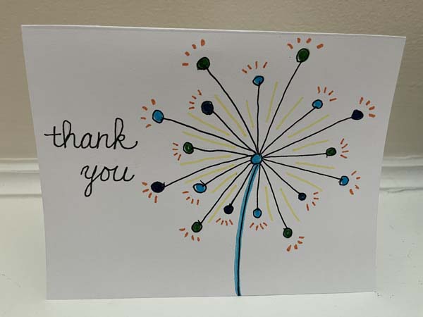 Thank you card 2 finished