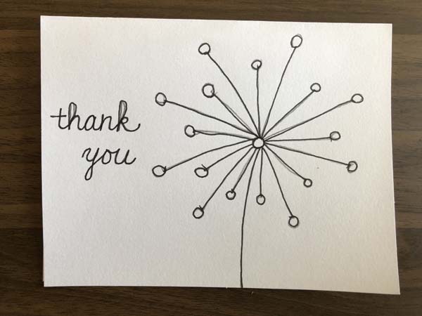 Thank you card 2 step 14
