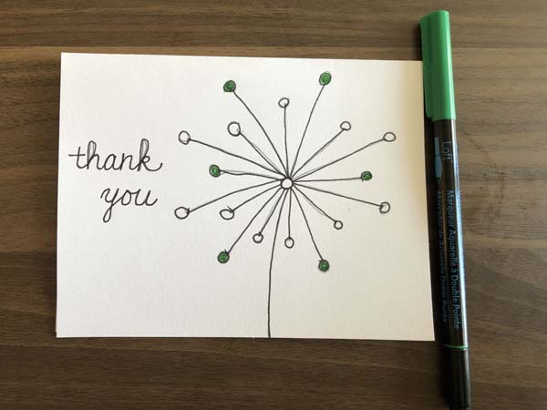 Thank you card 2 step 17