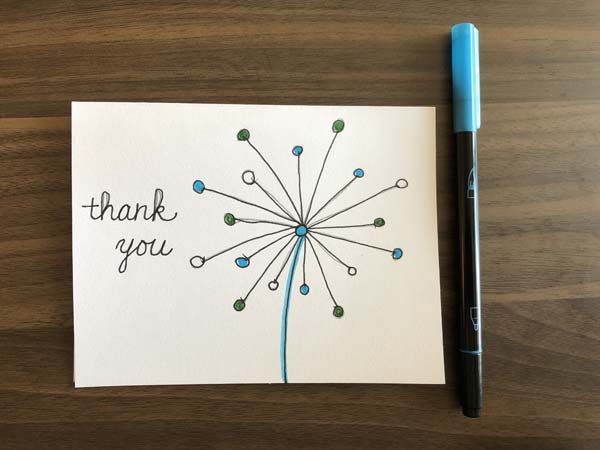 Thank you card 2 step 18