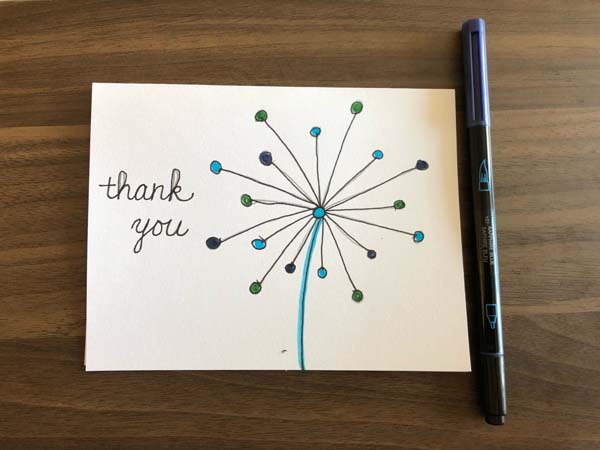 Thank you card 2 step 21