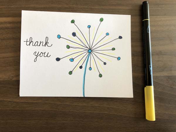 Thank you card 2 step 22
