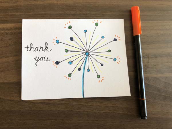 Thank you card 2 step 24
