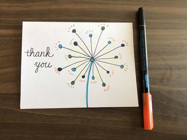 Thank you card 2 step 26