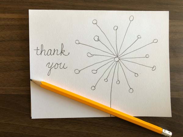 Thank you card 2 step 6