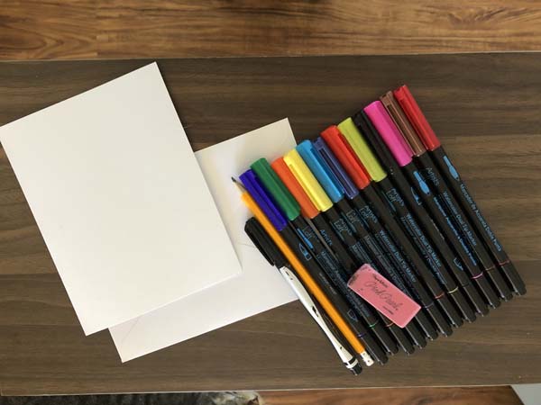 Thank you cards supplies