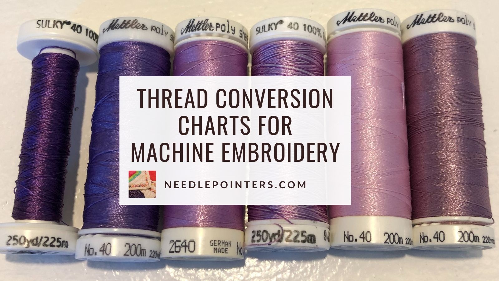 Embroidex 40 Weight Embroidery Thread 100% Polyester Used 40 Spools  Multi-Color