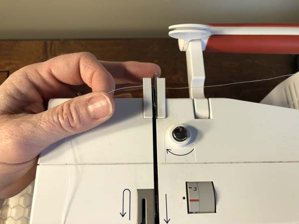 Thread a Bobbin 2 Rear Thread Guide