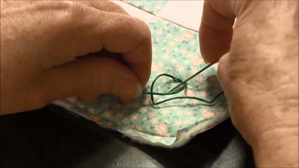 Tie a Quilt Tie once