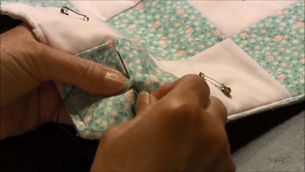 Tie a Quilt second stitch