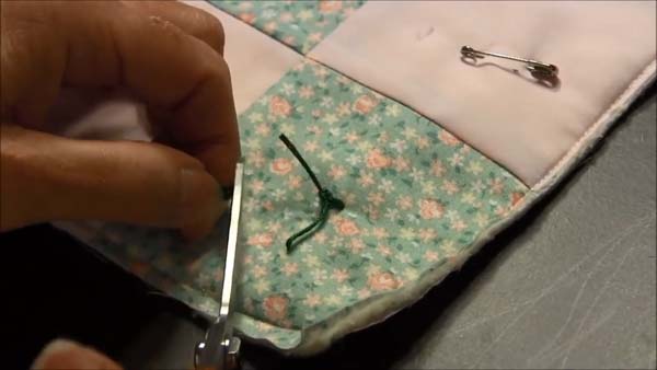 Tie a Quilt trim tails