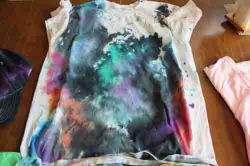 Tie Dyed Shirt Painted Galaxy