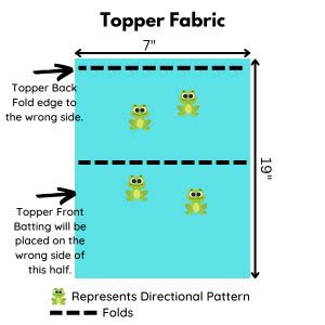 Topper Fabric Instructions