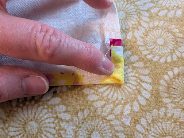 Towel Border 26 Flip under corner