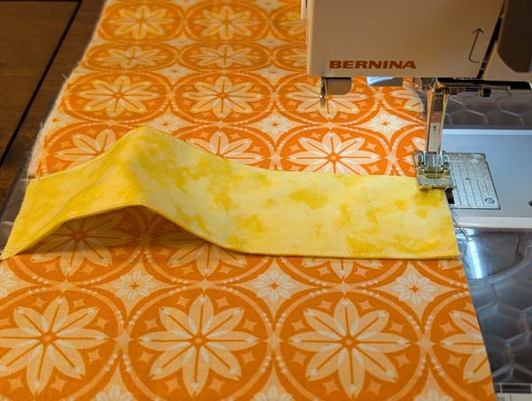 Towel with Band 19 Stitch Band 2