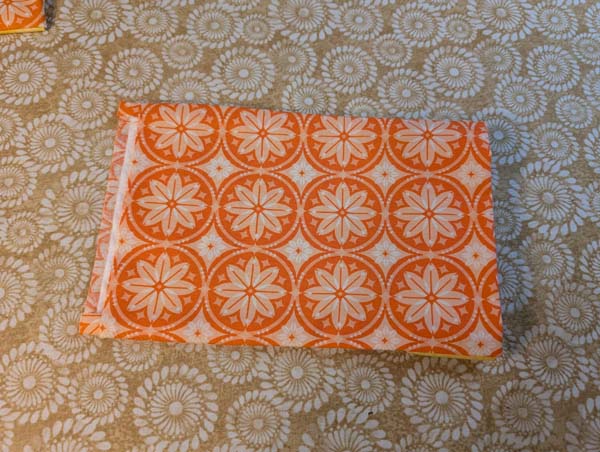 Towel with Band 28 Finished Topper Back