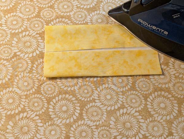 Towel with Band 3 Fold Sides Into Center