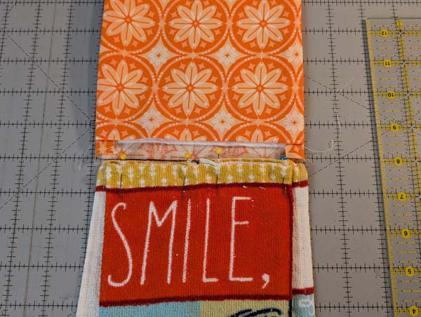 Towel with Band 37 Towel Matching width to topper