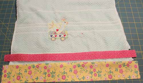 Embellished Hand Towels-Fabric Cutting