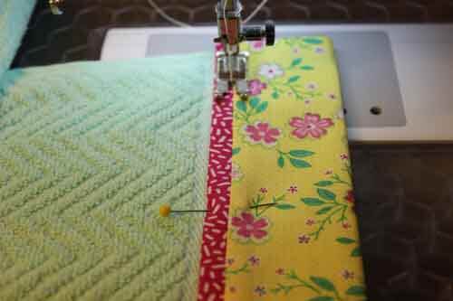 Towel Border - Stitch In The Ditch