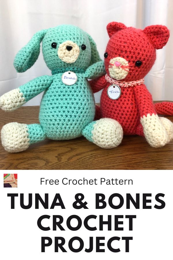 Tuna & Bones Crochet Project - pin