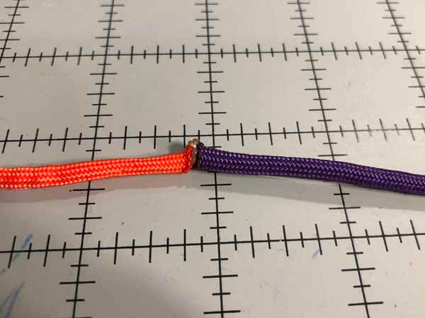 Two Color Paracord Bracelets with Beads - Cord Fused