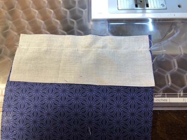 Understitching 3 Seam Stitched