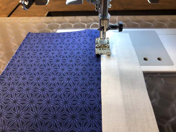 Understitching 7 Stitch Along Facing