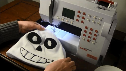 Undertale Sans Hat Tutorial - Finished Hat