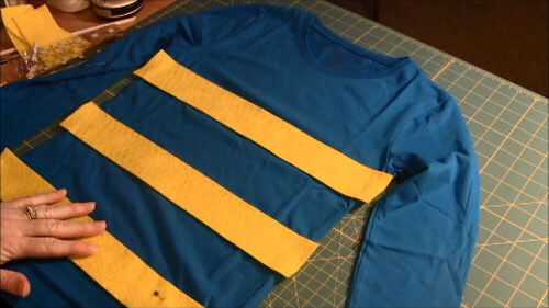 Undertale Temmie Costume Tutorial - Place Stripes