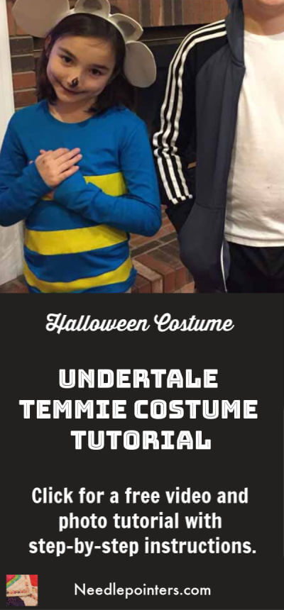 Undertale Temmie Costume Tutorial - pin