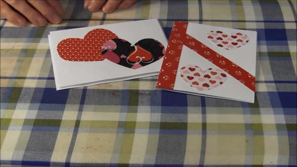 Valentine Fabric Card 1 Samples
