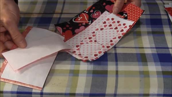 Valentine Fabric Card 5 Heat N Bond On Fabric