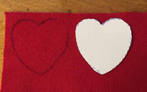 Valentine Heart Pencil Favor