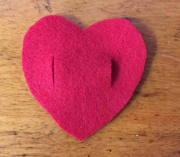 Valentine Heart Pencil Favor