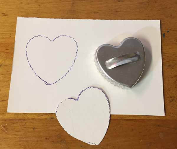 Valentine Heart Pencil Favor