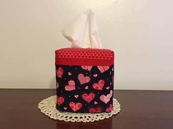 Valentines Tissue Box Cover Project