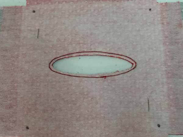 Valentines Tissue Box Cover - Opening