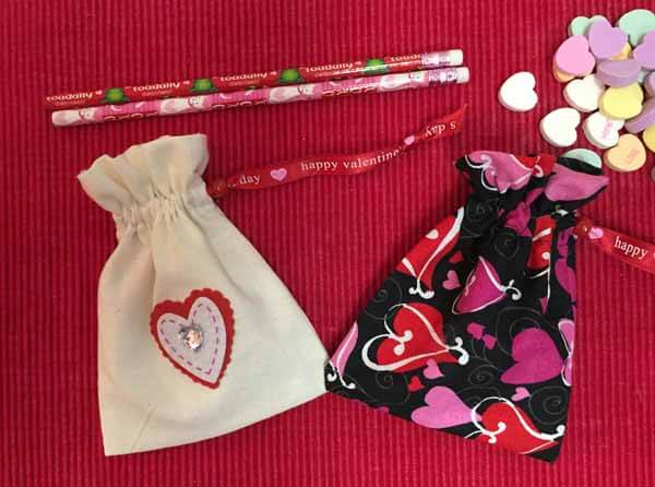 Valentines Goodie Bag Tutorial - Finished view 2