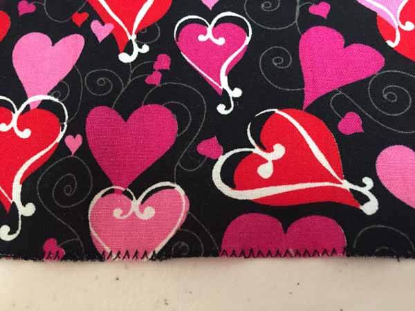 Valentines Goodie Bag Tutorial - fabric