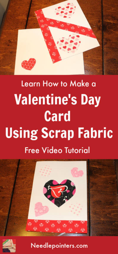 Fabric Valentine Card