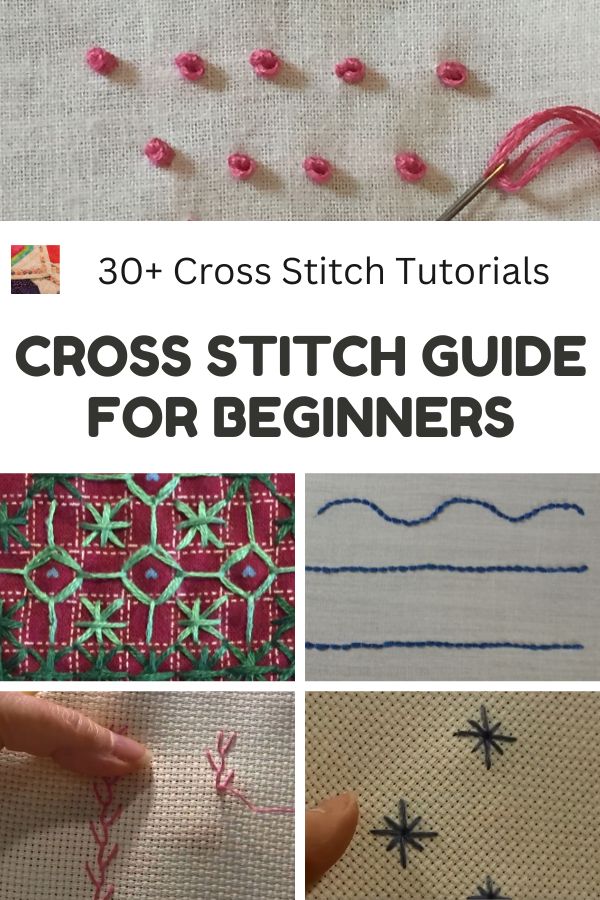 Videos and Tutorials of Cross-stitch Stitches