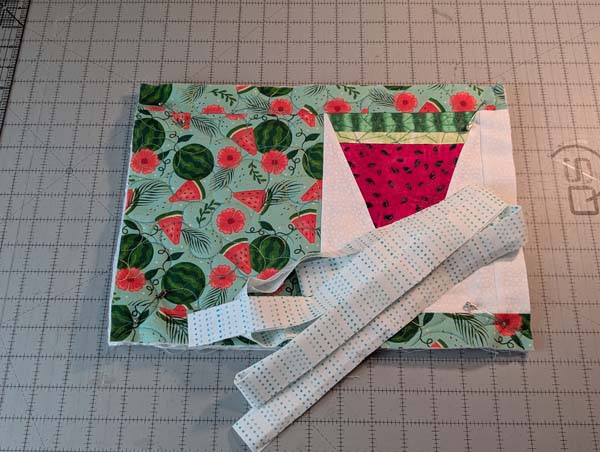 Villa Rosa Hot Pad 11 Prepare Binding 2