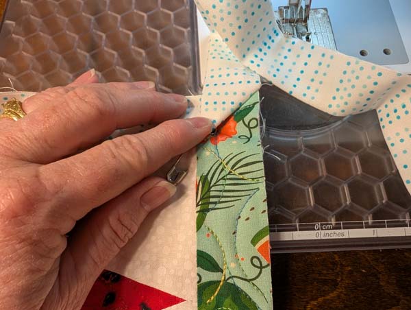 Villa Rosa Hot Pad 12 Sew Binding 5