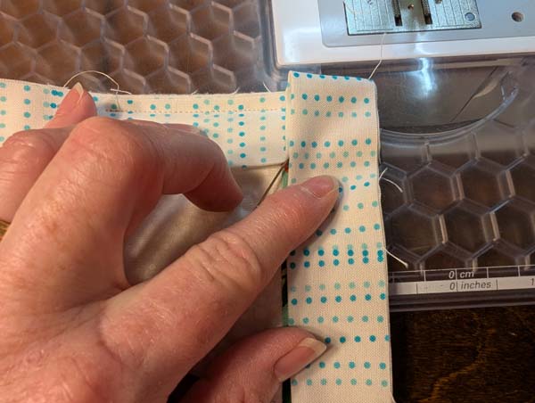 Villa Rosa Hot Pad 12 Sew Binding 6