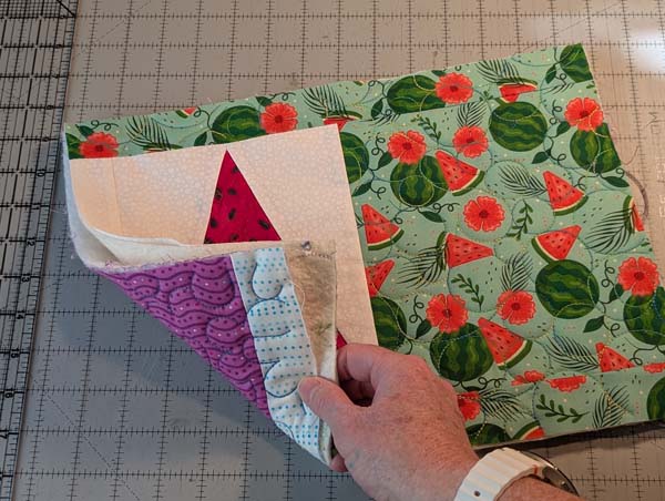 Villa Rosa Hot Pad 8 Place Front and Back Together