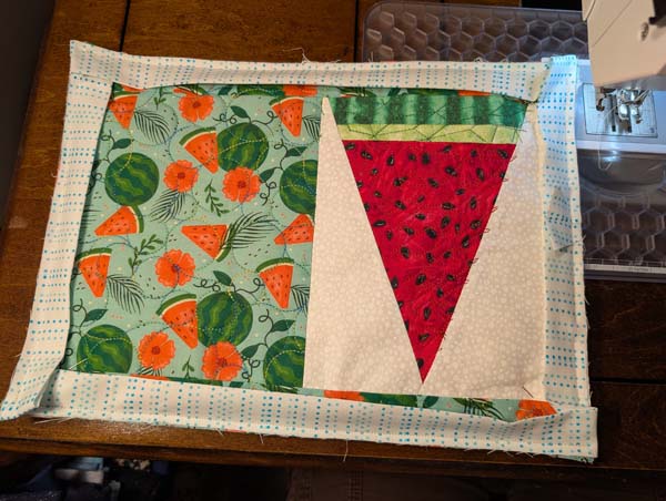 Villa Rosa Hot Pad Binding Finished